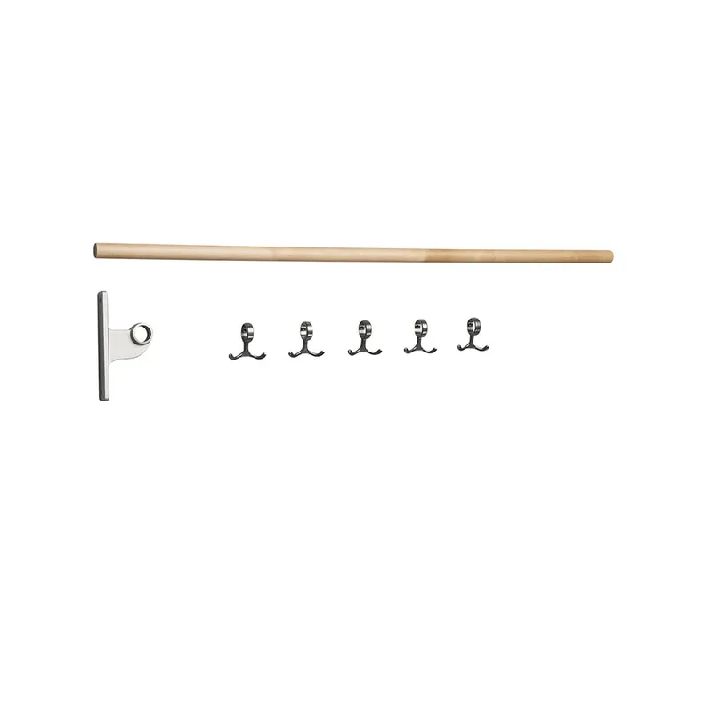 Nostalgi Erweiterung Hakenleiste Birke, Aluminiumgestell by Essem Design – product photo