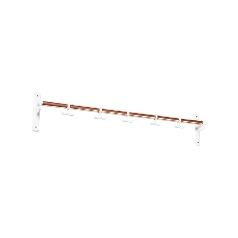 Nostalgi Hakenleiste Kupfer, gestell weiß by Essem Design – product photo