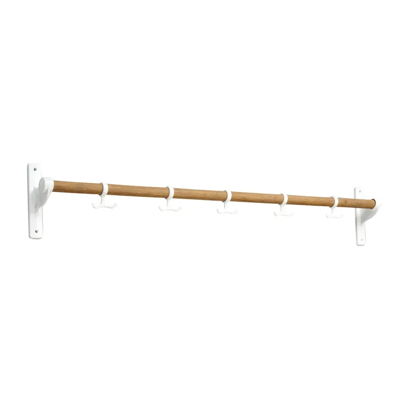 Nostalgi Hakenliste 100 cm Bambu-weiß van Essem Design – productfoto