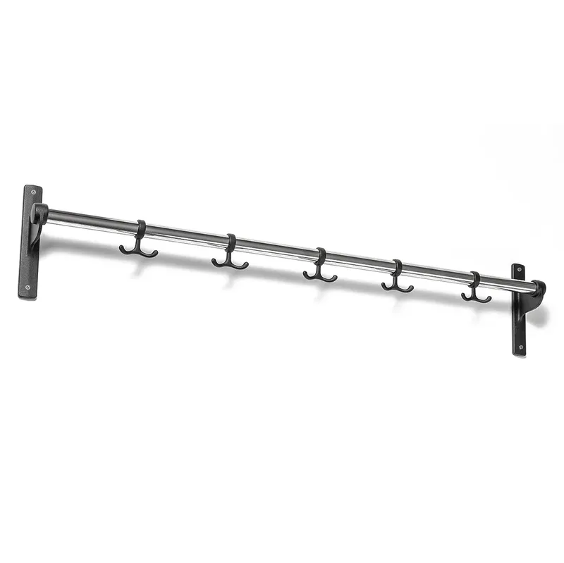 Nostalgi Hakenliste 100 cm Chrom/schwarz van Essem Design – productfoto