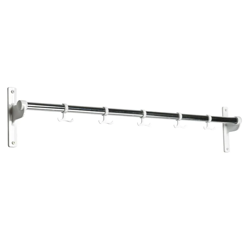 Nostalgi Hakenliste 100 cm Chrom/weiß van Essem Design – productfoto