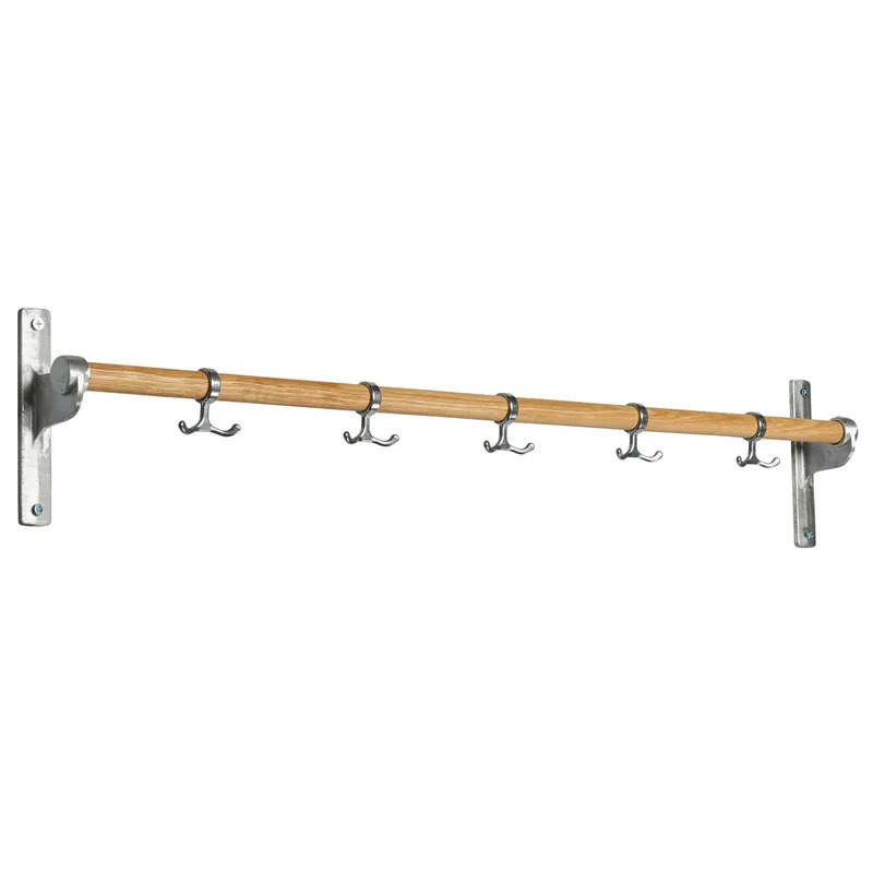 Nostalgi Hakenliste 100 cm Eiche, Aluminium van Essem Design – productfoto