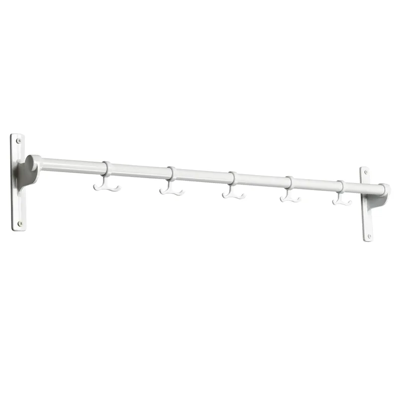 Nostalgi Hakenliste 100 cm Weiß/weiß van Essem Design – productfoto