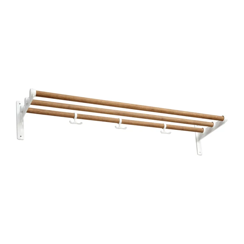 Nostalgi Hutablage, Schuhregal Bambu-weiß by Essem Design – product photo