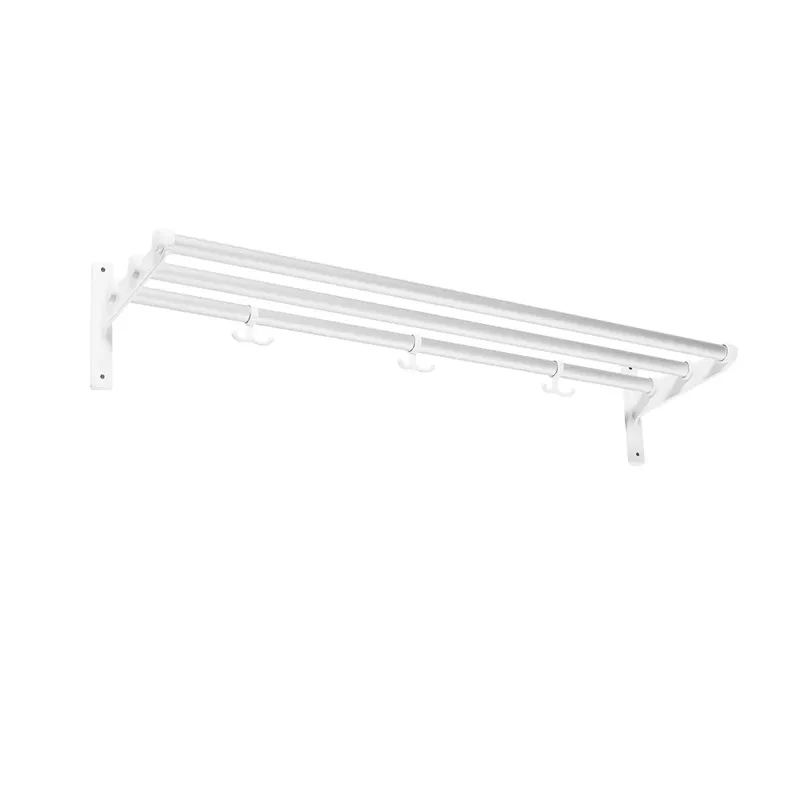 Nostalgi Sko- eller Hutregal Aluminium, Gestell weiß från Essem Design – produktbild