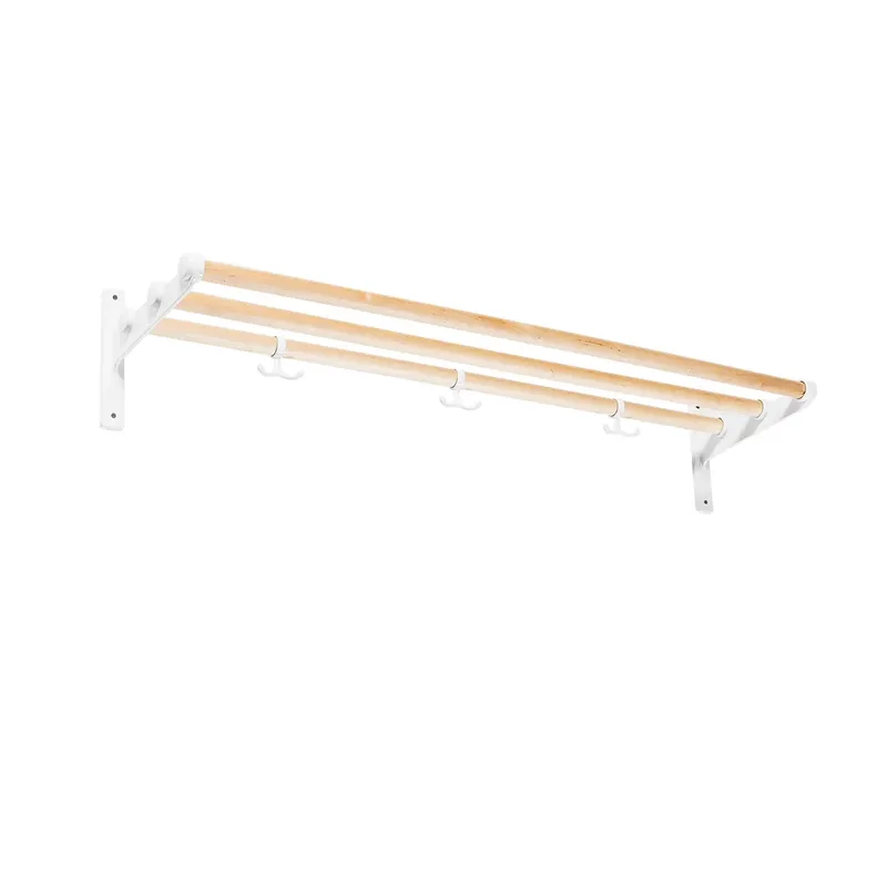 Nostalgi Sko- eller Hutregal Birke, Gestell weiß by Essem Design – product photo