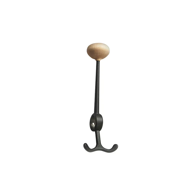 Oskar Haken Schwarz, Birkengriffe de Essem Design – photo du produit