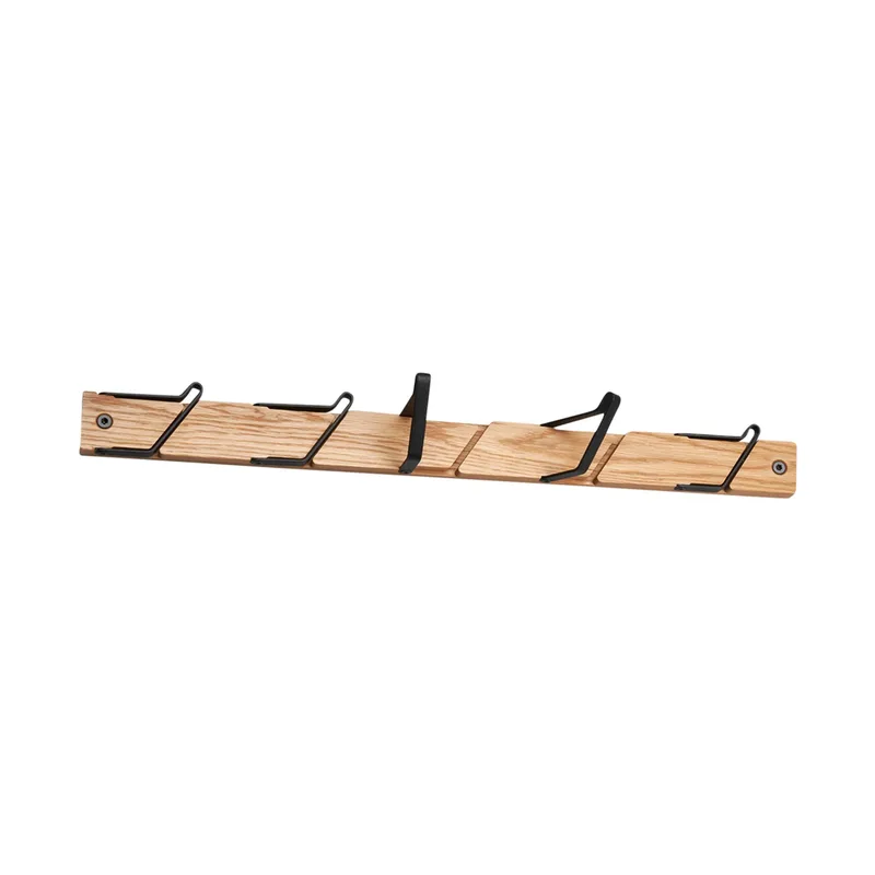 Tamburin Hakenleiste 52,5cm Eiche-schwarz by Essem Design – product photo