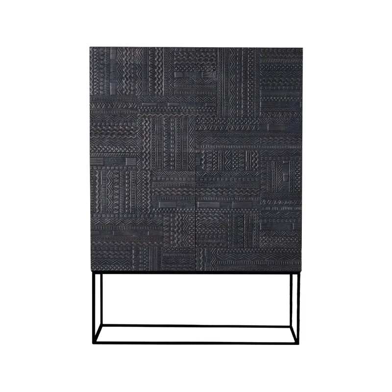 Ancestors Tabwa Schrank Teak 3-türig-2 Schubladen126x180 de Ethnicraft – photo du produit