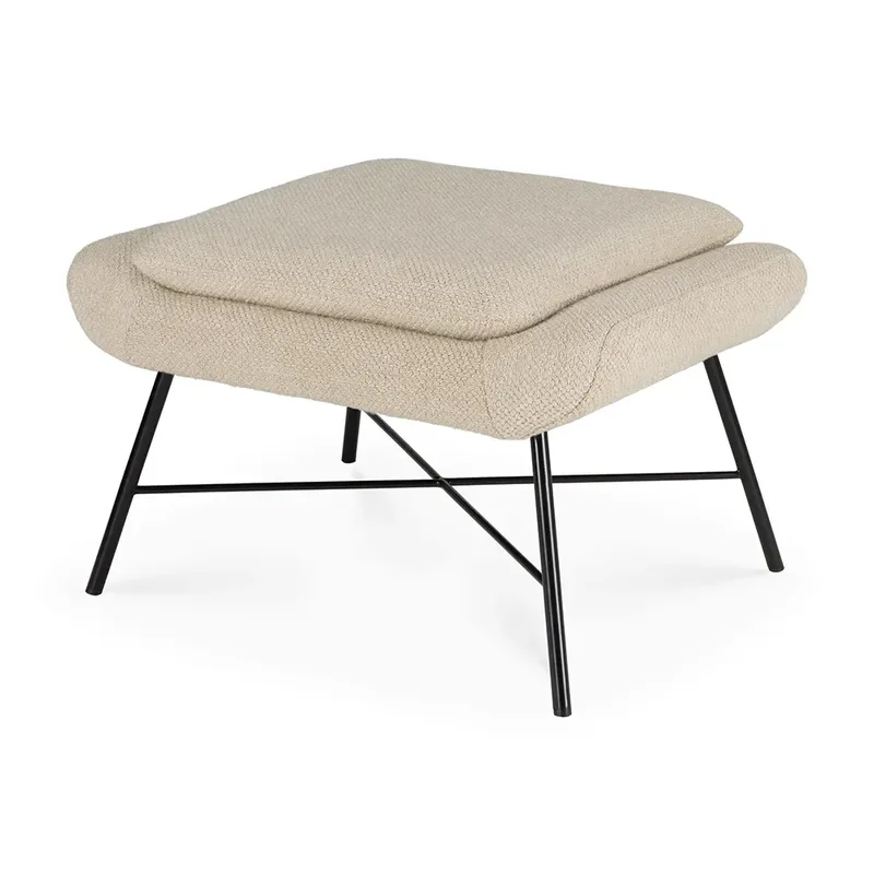 Barrow Fußhocker off white by Ethnicraft – product photo