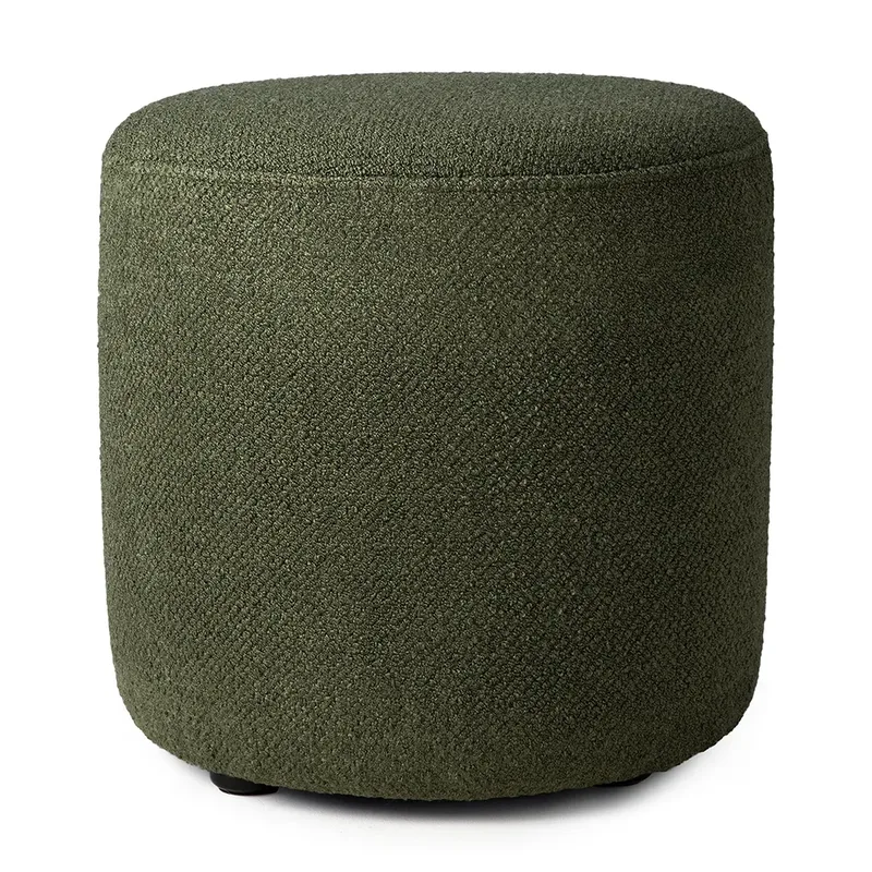 Barrow Pouf Ø40 cm Tannengrün de Ethnicraft – photo du produit