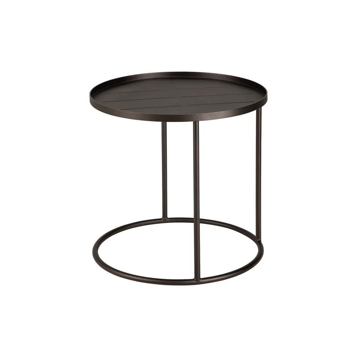 Beistelltisch CORE - Braun - Thermolackiertes Aluminium von Ethnicraft – Produktfoto