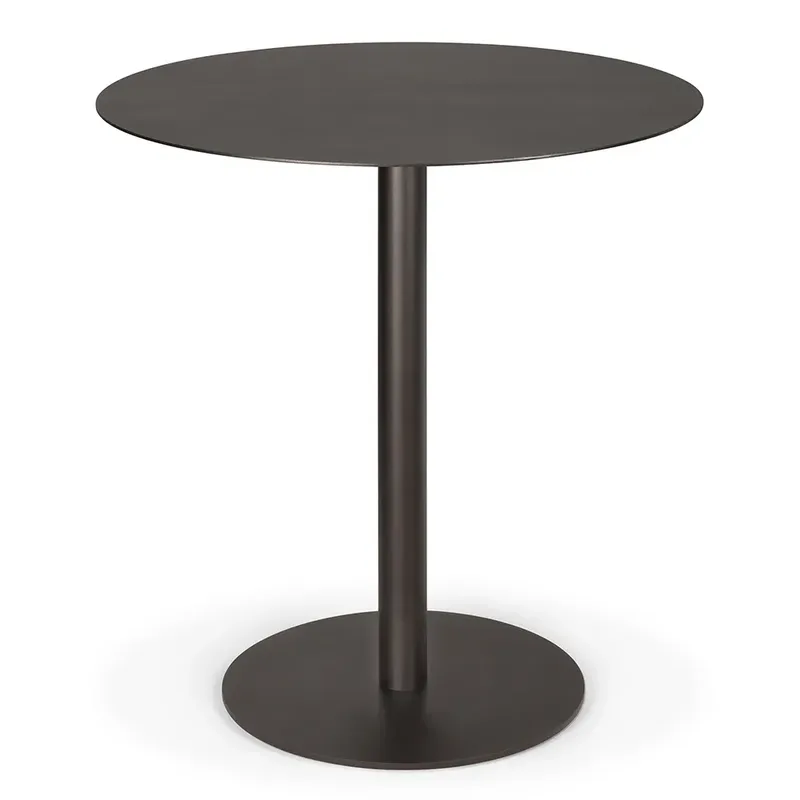 Blend Esstisch 70 cm dunkelbronce Metall by Ethnicraft – product photo