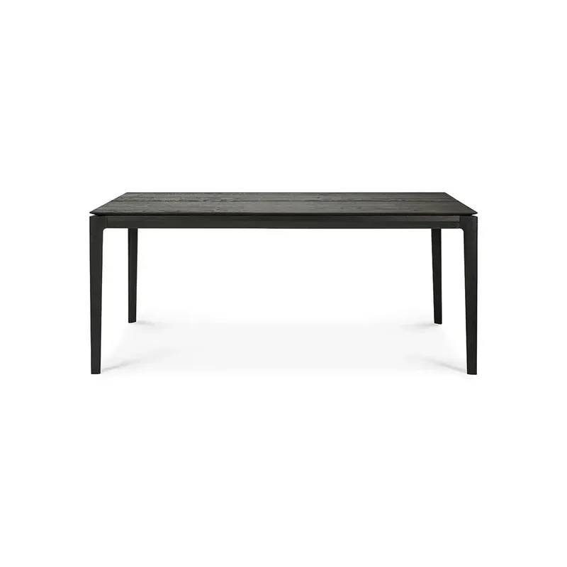 Bok Esstisch 100x180-280 cm Eiche schwarz lackiert by Ethnicraft – product photo
