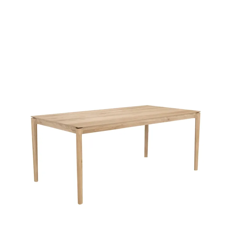 Bok Esstisch 180x90 cm Hartholz geölte Eiche van Ethnicraft – productfoto