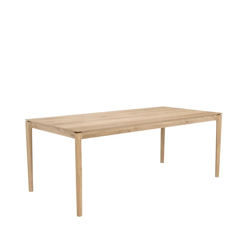 Bok Esstisch 220x95 cm Hartholz geölte Eiche van Ethnicraft – productfoto