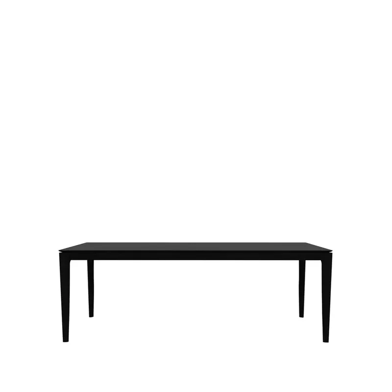 Bok Esstisch 220x95 cm Schwarz gebeizte Eiche van Ethnicraft – productfoto