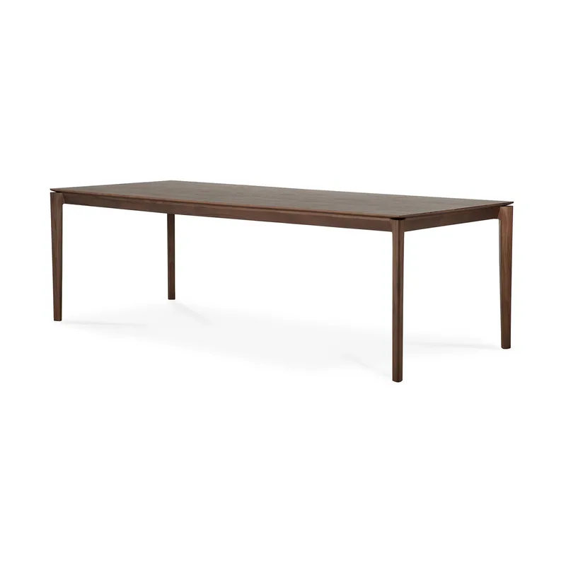 Bok Esstisch 240x100 cm Lackiertes Teak Brown van Ethnicraft – productfoto