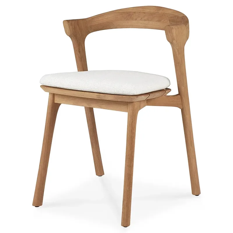 Bok Esszimmerstuhl Teak/ Off White von Ethnicraft – Produktfoto