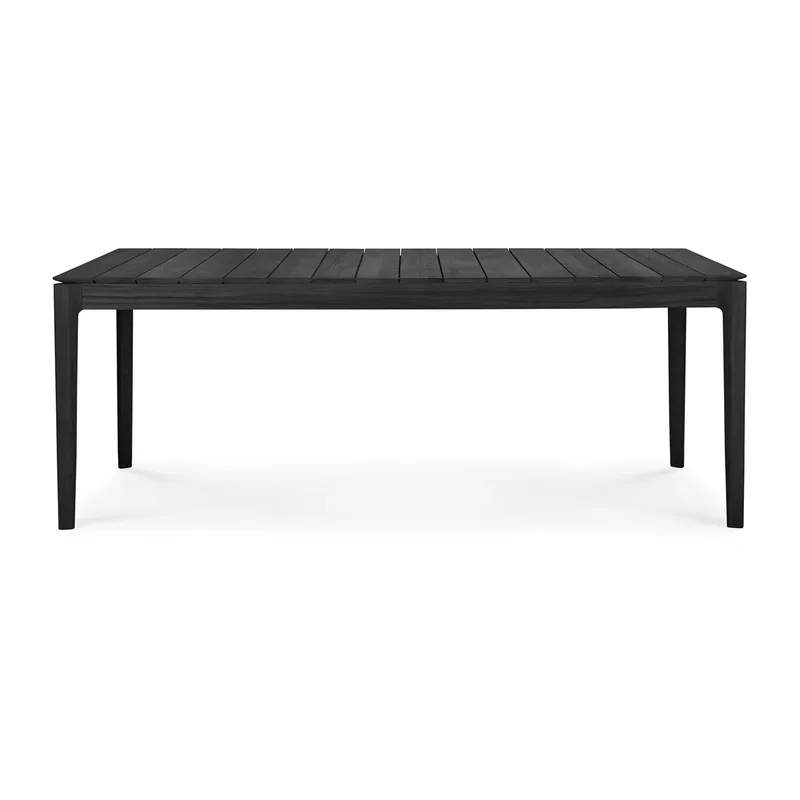 Bok Outdoor-Esstisch schwarzgebeizt teak 200 x 100 cm de Ethnicraft – photo du produit