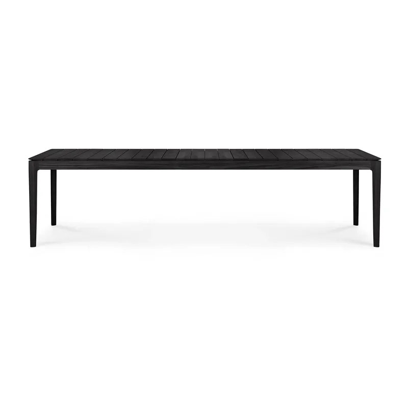 Bok Outdoor-Esstisch schwarzgebeizt teak 300×110 cm by Ethnicraft – product photo