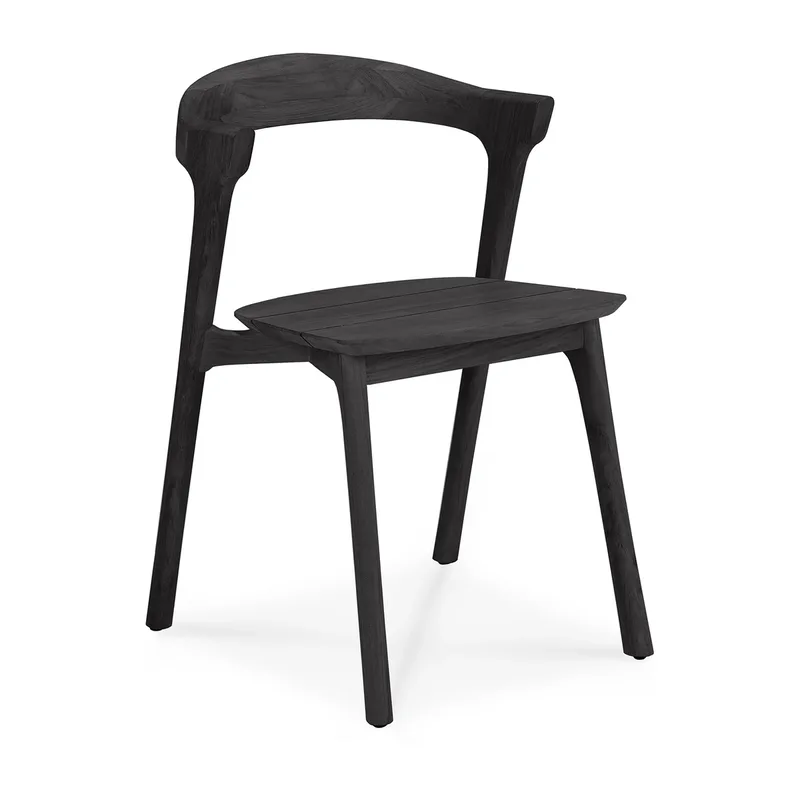 Bok Outdoor Stuhl Schwarz gebeizte Teak de Ethnicraft – photo du produit