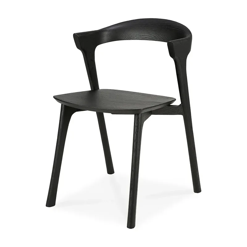 Book Esszimmerstuhl Eiche schwarz van Ethnicraft – productfoto