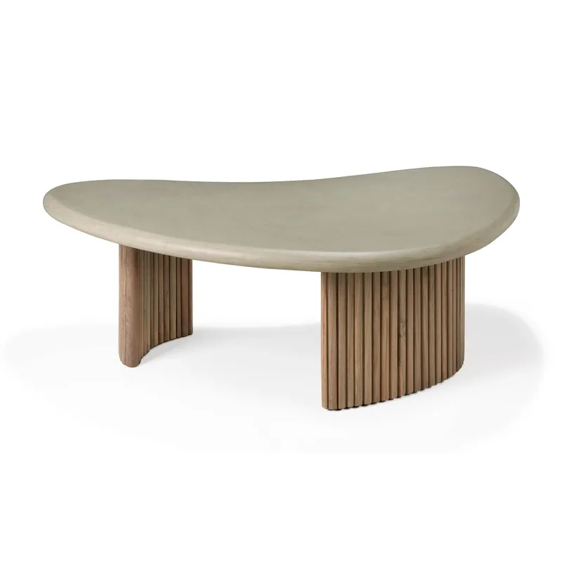 Boomerang Couchtisch Teak, 90×61 cm de Ethnicraft – photo du produit