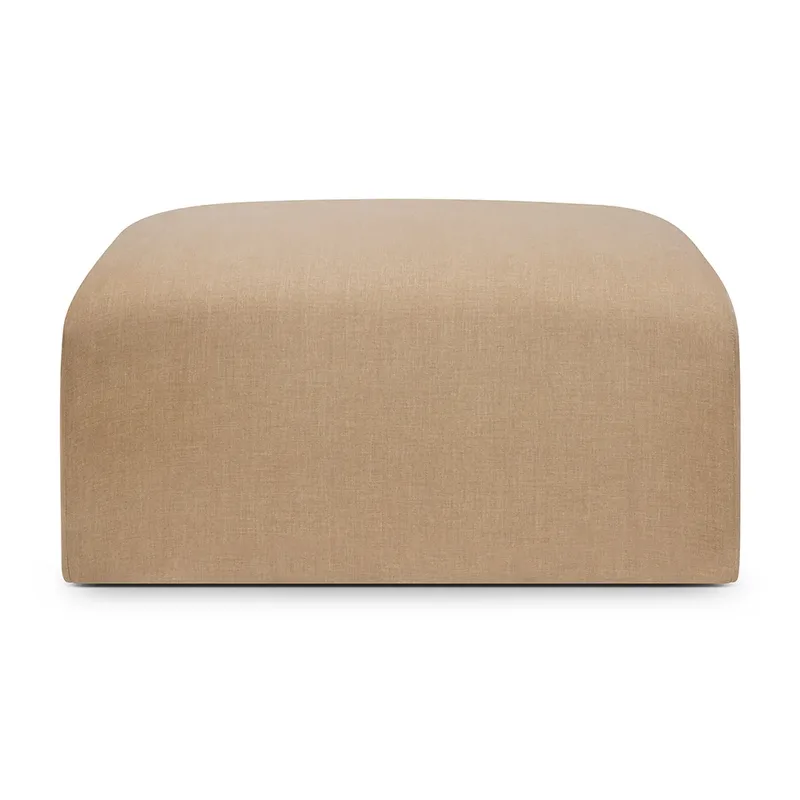 Bulky Fußhocker Helles Sepia 80x60 cm von Ethnicraft – Produktfoto