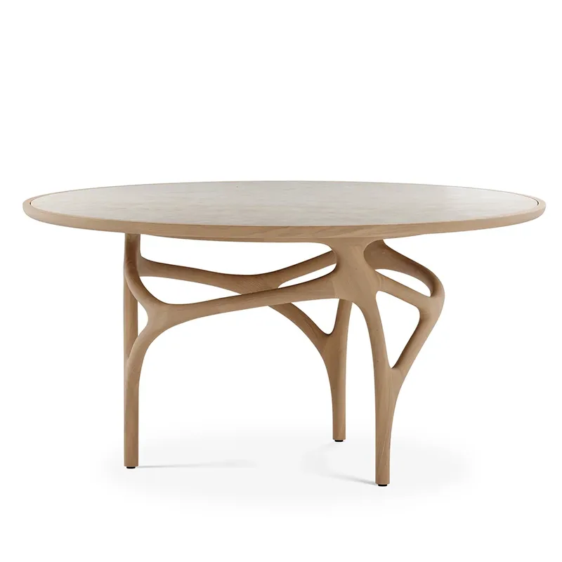 Cena Esstisch 150 cm lackierte Eiche / beige Quarzit von Ethnicraft – Produktfoto