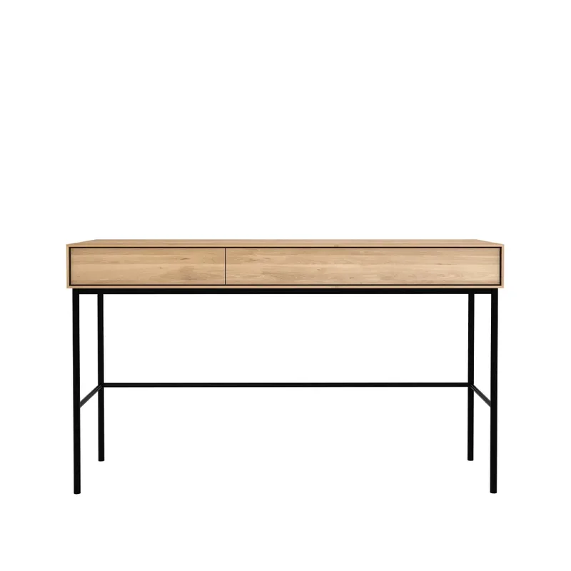 der Whitebird Schreibtisch 77x127 cm Eiche 2-türig by Ethnicraft – product photo