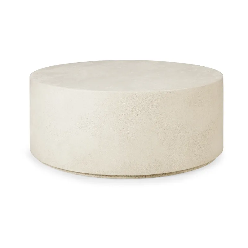 Elements Couchtisch Off white, Ø80 cm by Ethnicraft – product photo