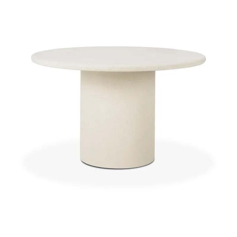 Elements Esstisch Off White, Ø125 cm de Ethnicraft – photo du produit