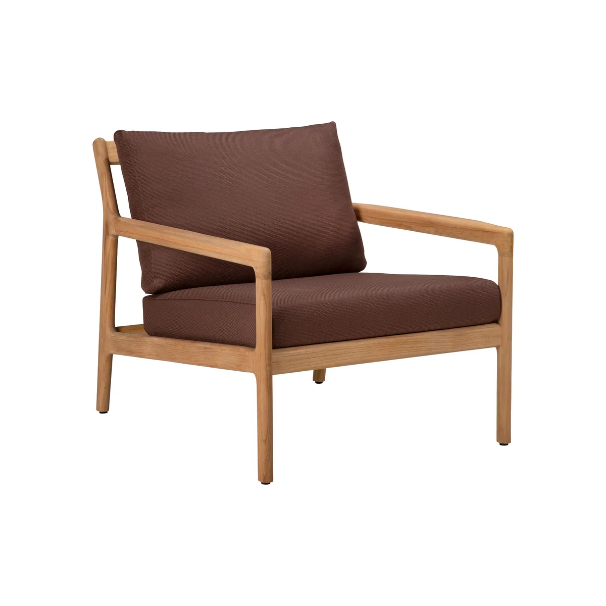 Gepolsterter Sessel Jack outdoor - Rot - Polypropylen-Stoff - Designer Jacques Deneef von Ethnicraft – Produktfoto