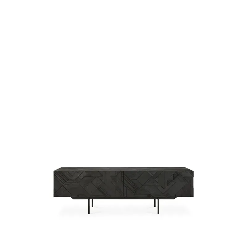 Graphic Fernsehbank Black 162 cm von Ethnicraft – Produktfoto