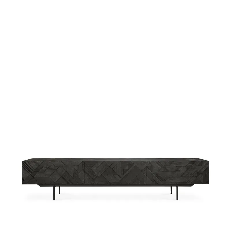 Graphic Fernsehbank Schwarz 242 cm by Ethnicraft – product photo