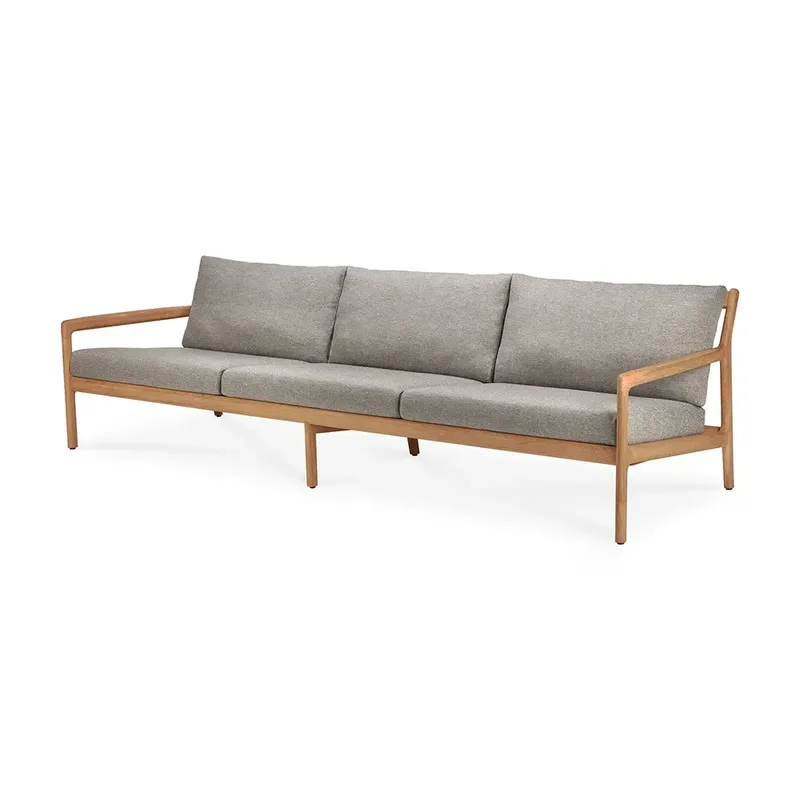 Jack 3-Sitzer-Sofa Teak/Mokka von Ethnicraft – Produktfoto