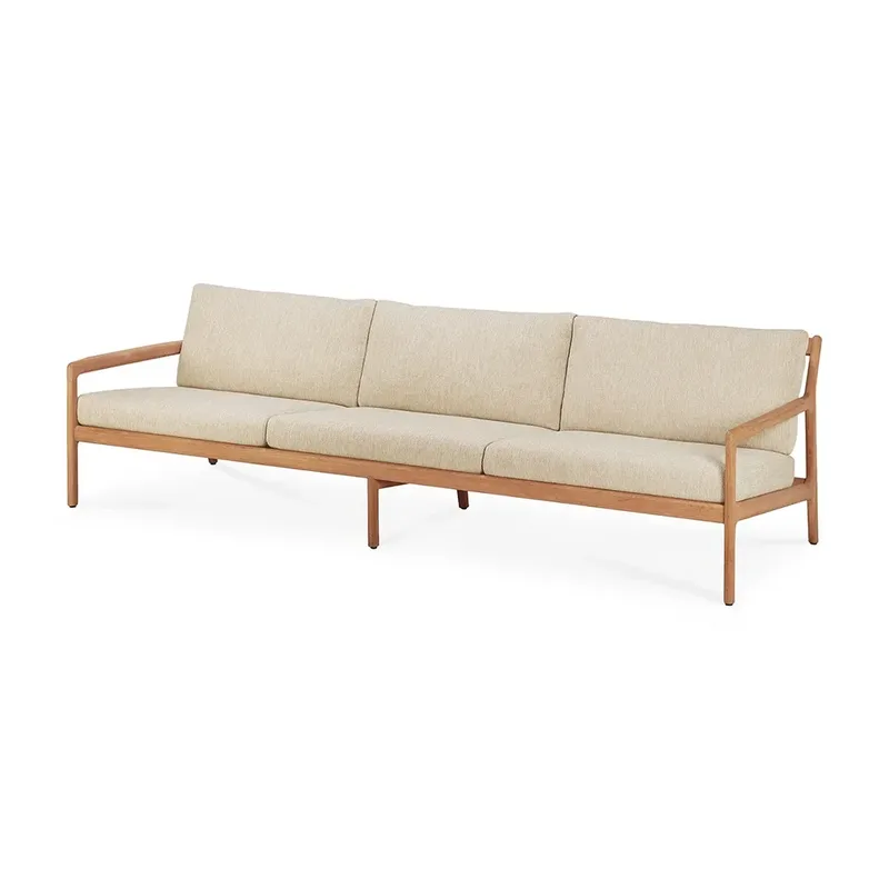 Jack 3-Sitzer-Sofa Teak/Natural van Ethnicraft – productfoto