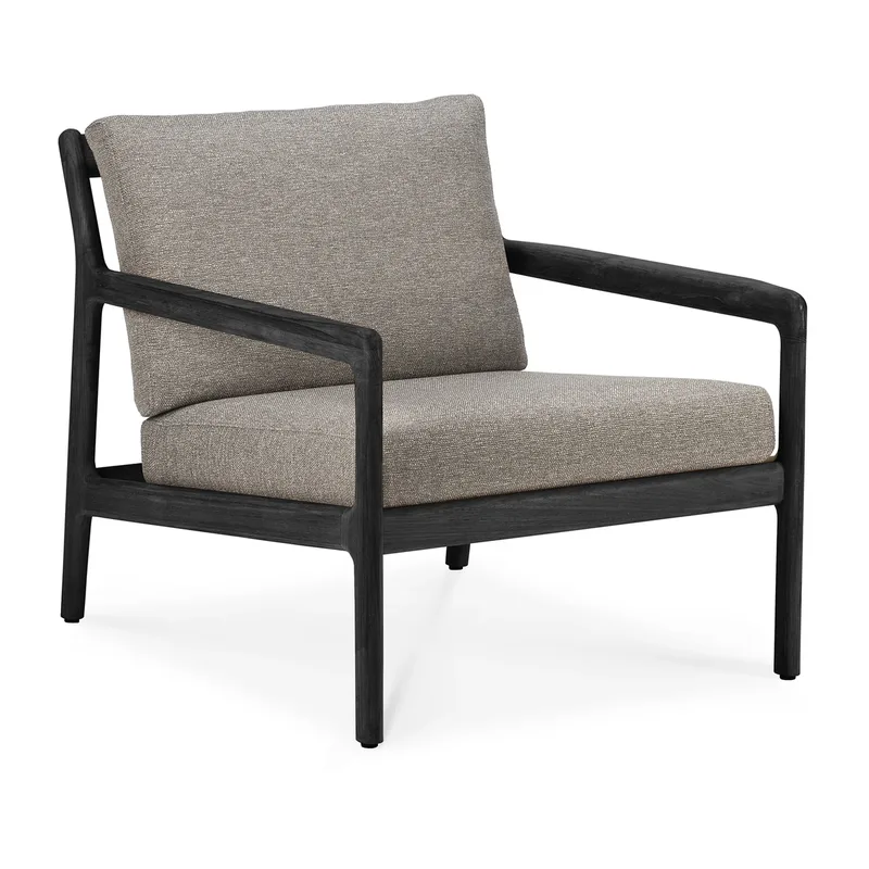 Jack Outdoor-Loungesofa schwarzgebeizt teak Mocha by Ethnicraft – product photo