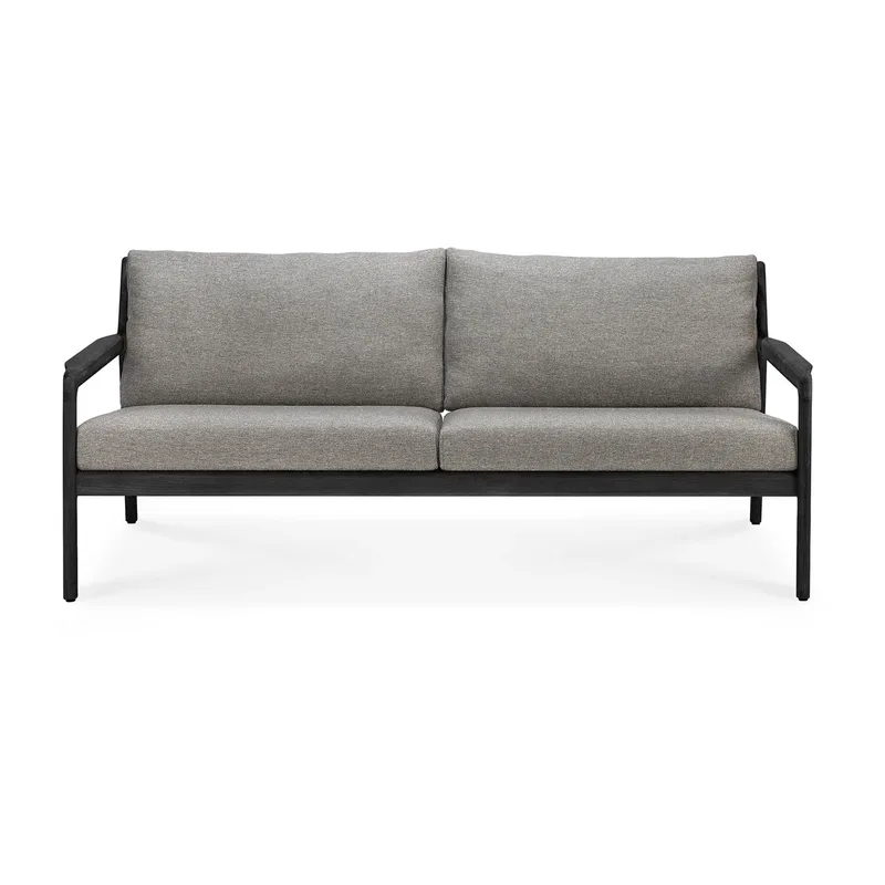 Jack Outdoor Sofa 2-sitzig schwarzgebeizt teak Mocha de Ethnicraft – photo du produit