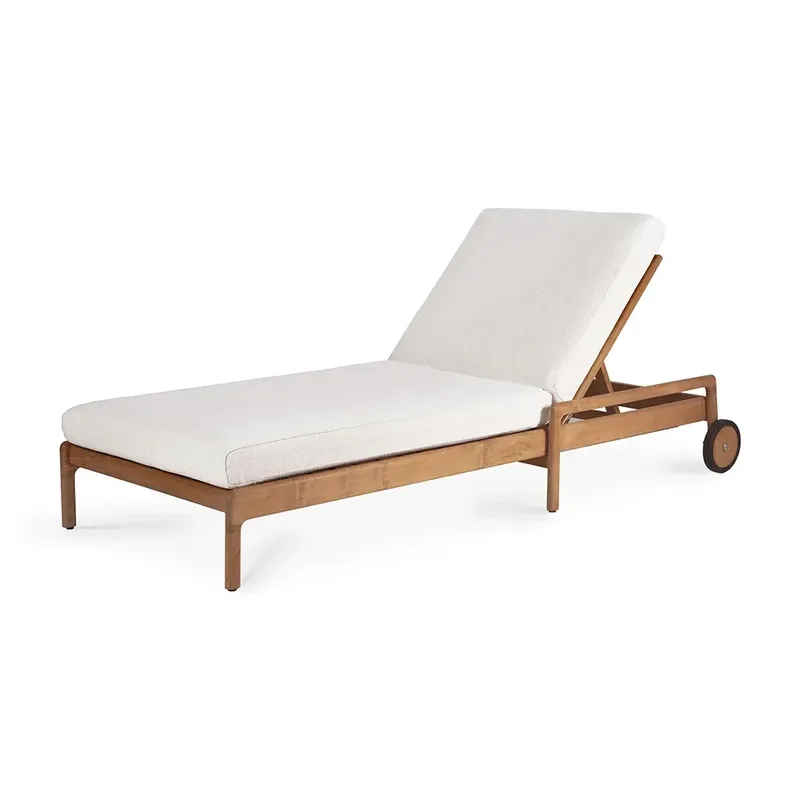 Jack Sonnenliege Teak/Weiß by Ethnicraft – product photo