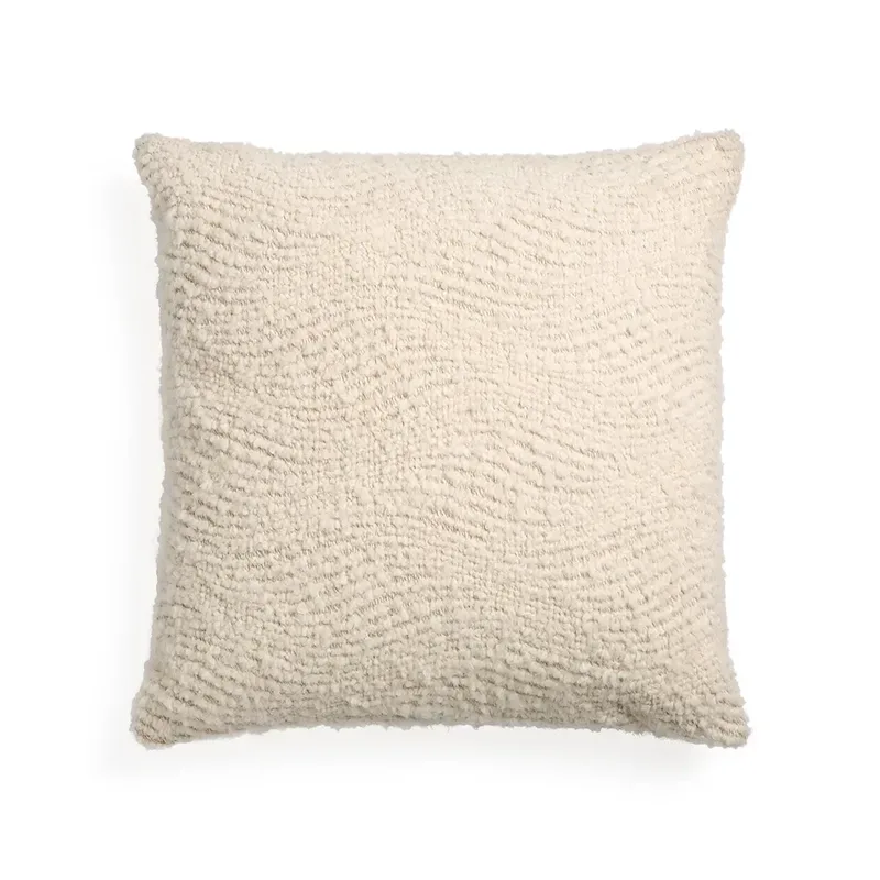 Kissenbezug Wave 50x50 cm Off-white von Ethnicraft – Produktfoto