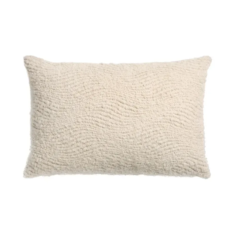 Kissenbezug Wave 60x40 cm Off-white von Ethnicraft – Produktfoto
