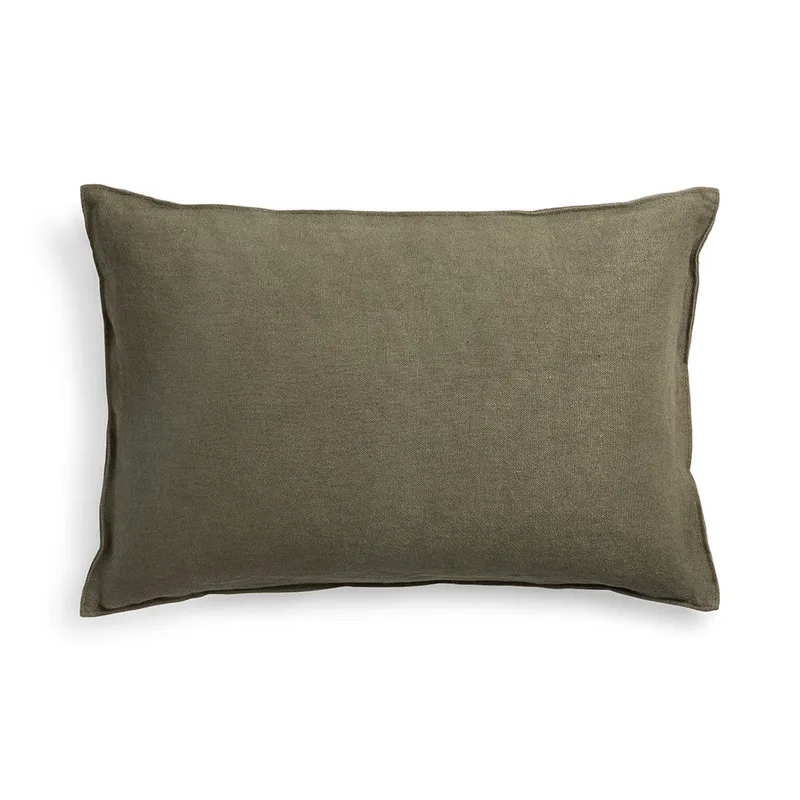 Lin Kissenbezug Olive 60x40 cm von Ethnicraft – Produktfoto