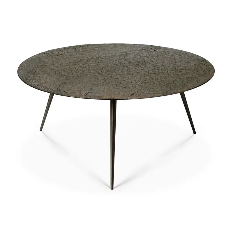 Luna Couchtisch Ø80 cm Whisky von Ethnicraft – Produktfoto