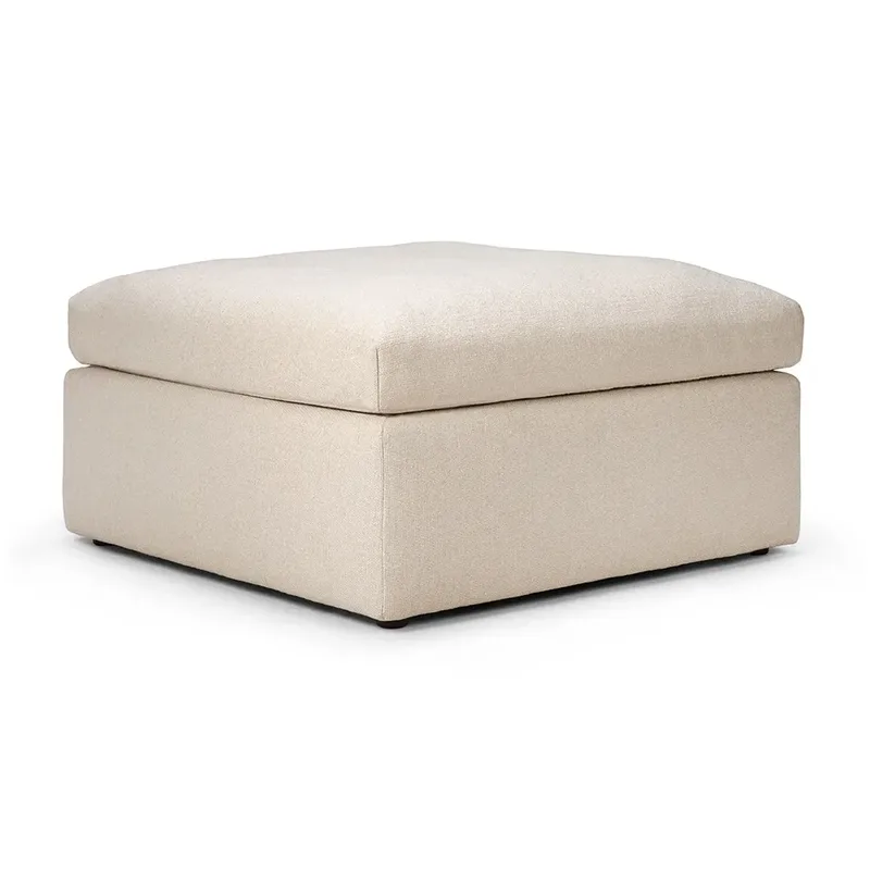 Mellow Fußbank Off Weiß by Ethnicraft – product photo
