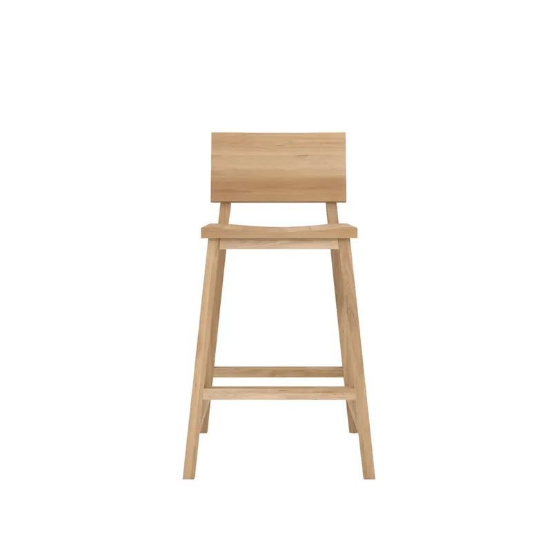 N3 Barhocker Oak wax oil 49x50 cm von Ethnicraft – Produktfoto