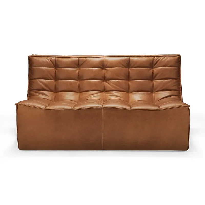 N701 2-Sitzer-Sofa Leder de Ethnicraft – photo du produit