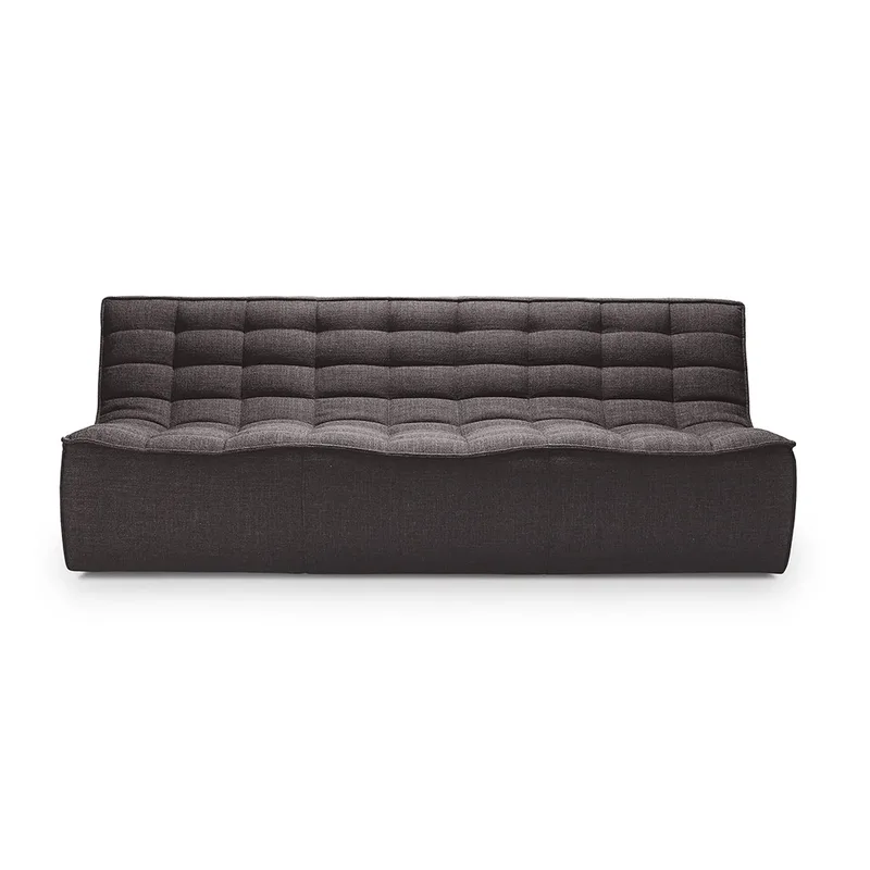 N701 3-Sitzer-Sofa Dark Grey von Ethnicraft – Produktfoto