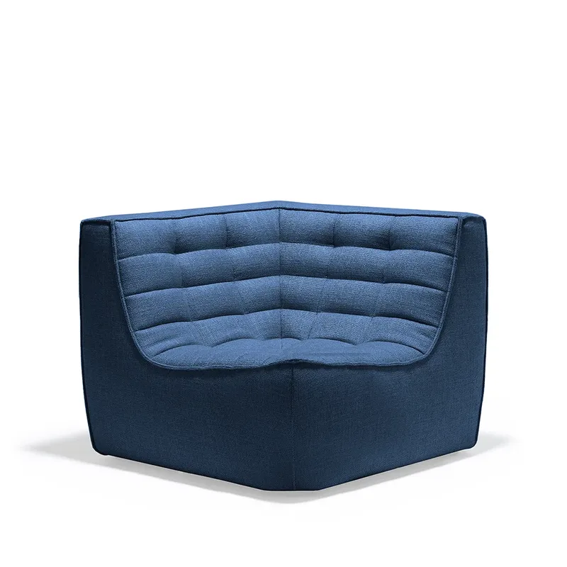 N701 Eckmodul gerade Tuch blue by Ethnicraft – product photo